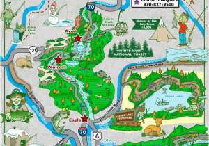 Map Of Colorado tourist attractions Eagle River Vail area Fishing Map Colorado Vacation Directory