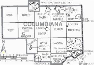 Map Of Columbiana Ohio Hanover township Columbiana County Ohio Wikipedia