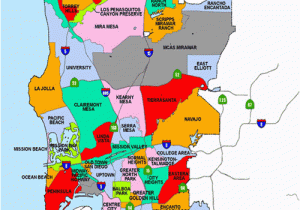 Map Of Community Colleges In California Community Profiles Planning Department City Of San Diego