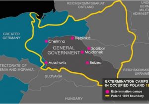 Map Of Concentration Camps In Europe Treblinka the Holocaust Explained Designed for Schools