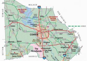 Map Of Conroe Texas Conroe Map Falsomesias Com
