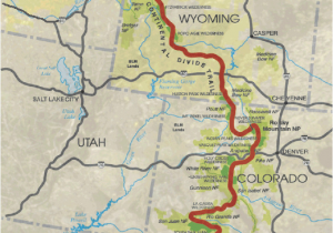 Map Of Continental Divide In Colorado Continental Divide Trail Colorado Continental Divide Trail Map See