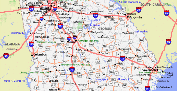 Map Of Conyers Georgia Georgia Savannah Jekyll St Simon S islands the Golden isles