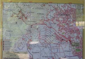 Map Of Cordoba Spain Des Plans Des Sentiers Et Chemins De Randonnees Picture Of Las