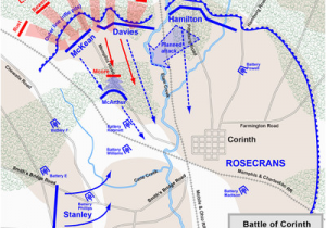 Map Of Corinth Texas Second Battle Of Corinth Wikipedia