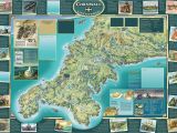 Map Of Cornwall England Port isaac Map Cornwall Designed by Srstudio Near Truro Cornwall