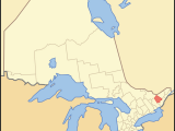 Map Of Cornwall Ontario Canada Lanark County Wikipedia