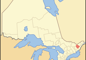 Map Of Cornwall Ontario Canada Lanark County Wikipedia