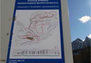 Map Of Cortina Italy Ski Resort Cortina D Ampezzo Skiing Cortina D Ampezzo