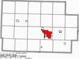 Map Of Coshocton County Ohio Clark township Coshocton County Ohio Wikivisually