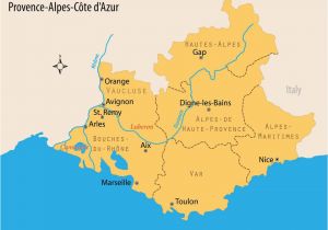 Map Of Cote D Azur France Travel Guide to France S Beloved Provence