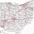 Map Of Counties In Ohio with Cities Map Of Ohio Cities Ohio Road Map