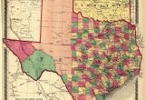 Map Of Counties In Texas Texas Counties Map Published 1874 Maps Texas County Map Texas