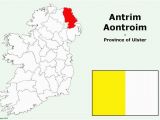 Map Of County Antrim northern Ireland the attractions Of County Antrim