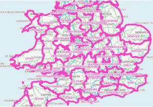 Map Of County Boundaries England Resources