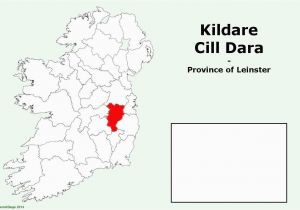 Map Of County Carlow Ireland Counties In the Province Of Leinster In Ireland