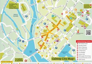 Map Of County Galway Ireland Street Map Of Galway town