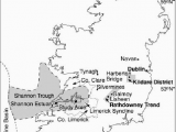 Map Of County Limerick Ireland Map Of Ireland Showing the Location Of the Shannon Trough and