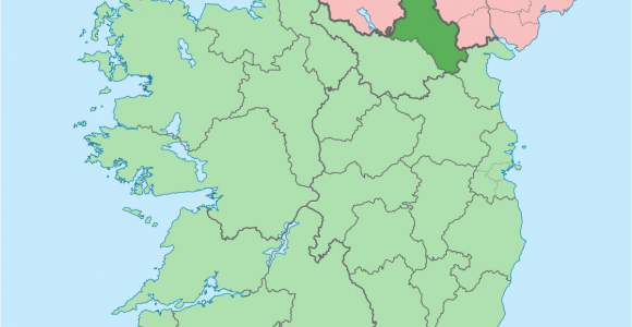 Map Of County Monaghan Ireland County Monaghan Wikipedia