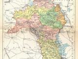 Map Of County Roscommon Ireland County Roscommon 1897 Antique Irish County Map Of Roscommon Canvas Print Free P P Uk