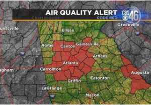 Map Of Covington Georgia Code Red Air Quality Alert issued for atlanta for First Time In