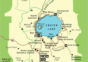 Map Of Crater Lake oregon Crater Lake National Park Map Gorp Com Np Illustrations