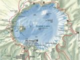 Map Of Crater Lake oregon Crater Lake oregon Map oregon Volcanoes Secretmuseum