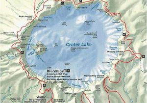 Map Of Crater Lake oregon Crater Lake oregon Map oregon Volcanoes Secretmuseum