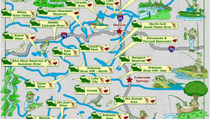 Map Of Creede Colorado Colorado Map Of Fishing In Rivers Lakes Streams Reservoirs