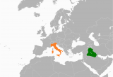 Map Of Croatia and Italy Iraq Italy Relations Wikipedia