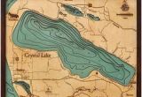 Map Of Crystal Lake Michigan 109 Best 3d Nautical Wood Maps Images On Pinterest topographic Map