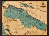 Map Of Crystal Lake Michigan 109 Best 3d Nautical Wood Maps Images On Pinterest topographic Map