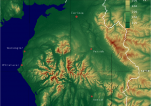 Map Of Cumbria England Cumbria Familypedia Fandom Powered by Wikia