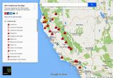 Map Of Current Fires In northern California Map California Map Current California Wildfires California List Of