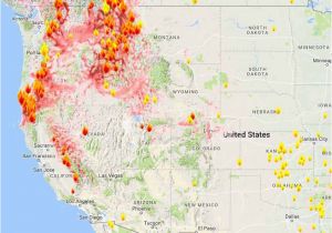 Map Of Current Wildfires In Colorado Current Colorado Fires Map Fresh the Age Western Wildfires Climate