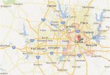 Map Of Dallas Texas and Surrounding areas Dallas fort Worth Map tour Texas
