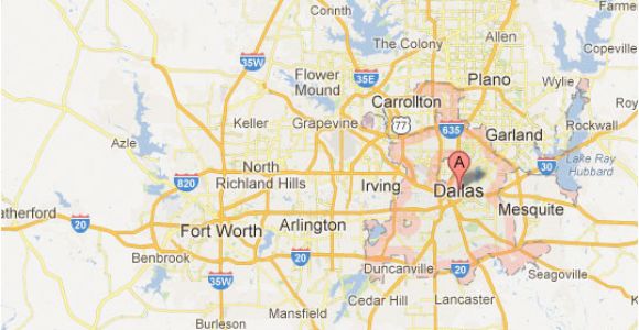 Map Of Dallas Texas area Dallas fort Worth Map tour Texas