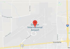 Map Of Dayton Ohio and Surrounding Cities Dayton International Airport Private Jet Empty Leg Flights Jet