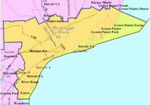 Map Of Dearborn Michigan Michigan S 15th Congressional District Wikipedia