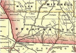 Map Of Decatur Georgia Decatur County Georgia