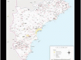 Map Of Denia area Spain Digiatlas Digital Maps