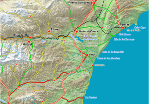 Map Of Denia area Spain Large Map Of Spain S Cities and Regions