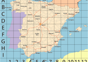 Map Of Denia area Spain Large Map Of Spain S Cities and Regions