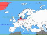 Map Of Denmark and Europe Denmark Physical Wall Map Denmark On Map Of World