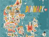 Map Of Denmark In Europe Denmark Map Denmark In 2019 Denmark Map Travel