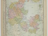 Map Of Denmark In Europe Vintage Map Of Denmark 1901 Antique Map Iceland European