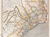 Map Of Denton Texas Republic Of Texas by Sidney E Morse 1844 This is A Cerographic