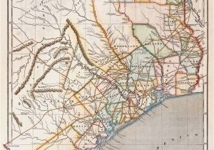 Map Of Denton Texas Republic Of Texas by Sidney E Morse 1844 This is A Cerographic