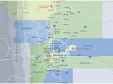 Map Of Denver County Colorado Communities Metro Denver