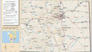 Map Of Denver County Colorado United States Map Showing Colorado Refrence Denver County Map